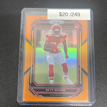 2022 NFL Prizm Skyy Moore Orange Rookie /249