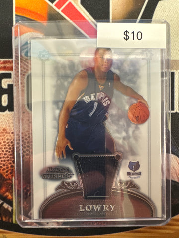 2007 Topps Bowman Sterling Basketball Kyle Lowry Relic