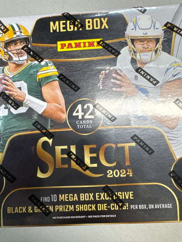 2024 Select NFL mega black and green prizms
