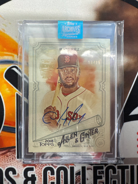 2024 Topps Archives Signature Series Hanley Ramirez Autograph /16