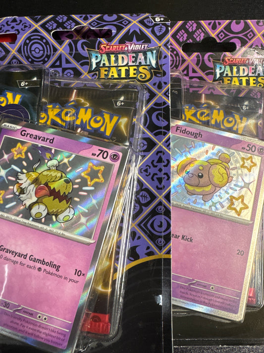 Pokémon Paldean Fates Tech Sticker Collection