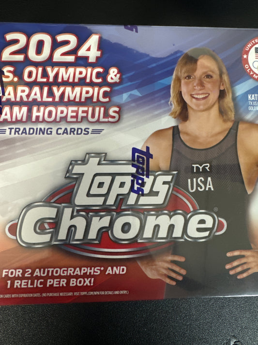 2024 Topps Chrome US Olympic & Paralympic team hopefuls