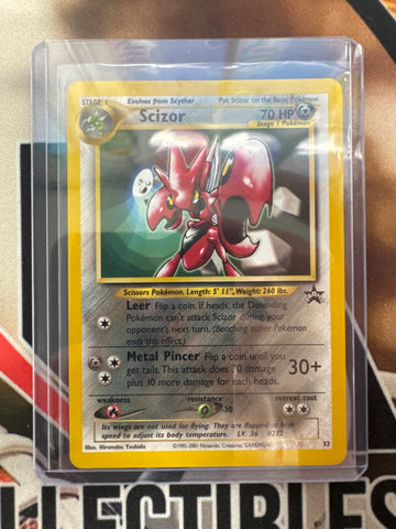 Pokémon Scizor WOTC Black Star Promo 33 LP