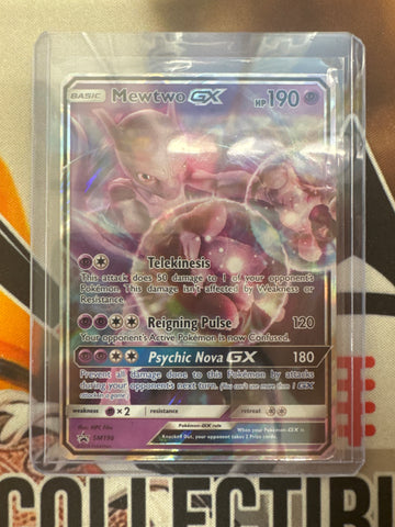 Pokémon Mewtwo GX SM196 Black Star Promo NM