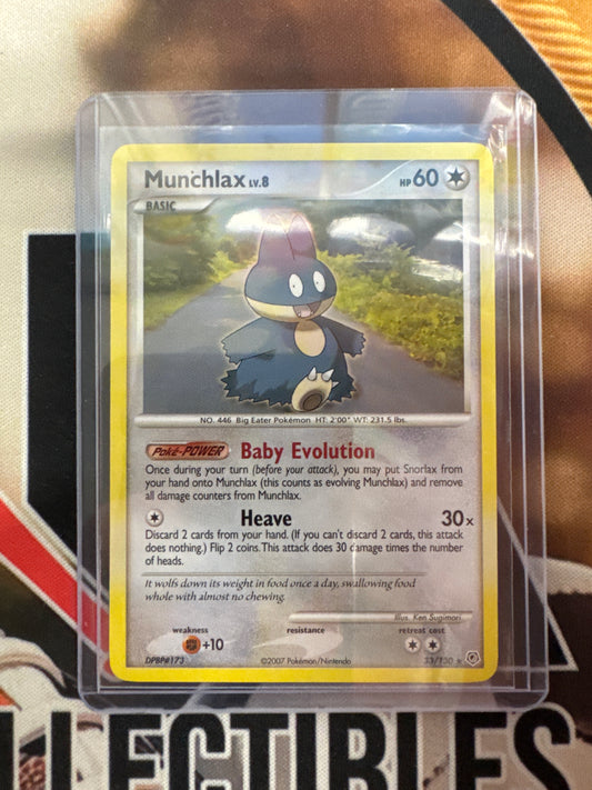 Pokémon Munchlax Diamond & Pearl 33/130 NM