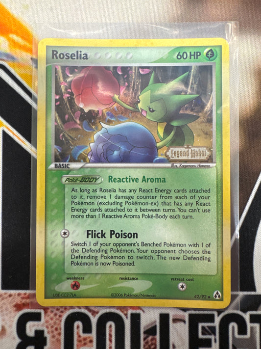 Pokémon Roselia Legend Maker 42/92 Reverse Foil