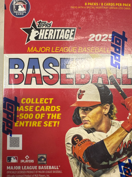 2025 Topps Heritage MLB blaster