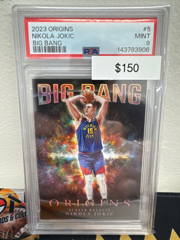2023 Panini Origins NBA Nikola Jokic Big Bang SSP PSA 9