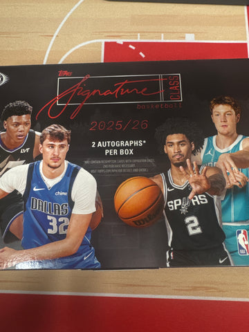 2025-26 Topps Signature Class NBA hobby