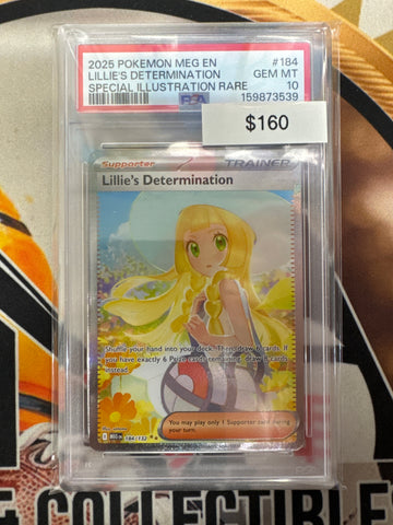 Pokémon Lillie’s Determination 184/132 Mega Evolution PSA 10