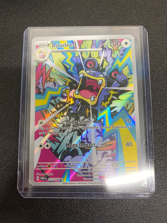 Pokémon Loudred Paradox Rift Illustration Rare 212/182