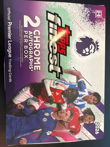 2025-26 Topps Finest English Premier League EPL hobby