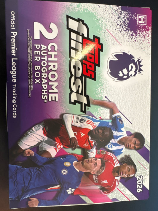 2025-26 Topps Finest English Premier League EPL hobby
