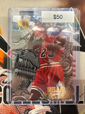 1995 Fleer Metal Michael Jordan Nuts & Bolts