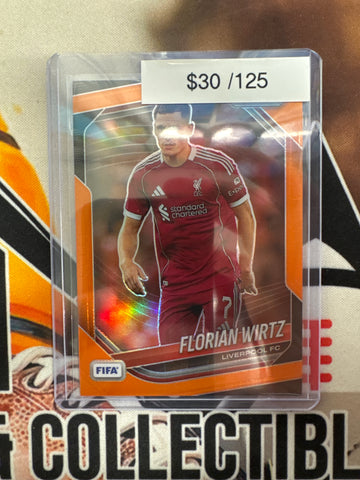 2025-26 Panini Prizm FIFA Soccer Florian Wirtz Orange Prizm /125