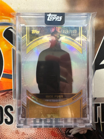 2025 Topps Marvel The Collector Nick Fury Avengers: Endgame Perfection /100