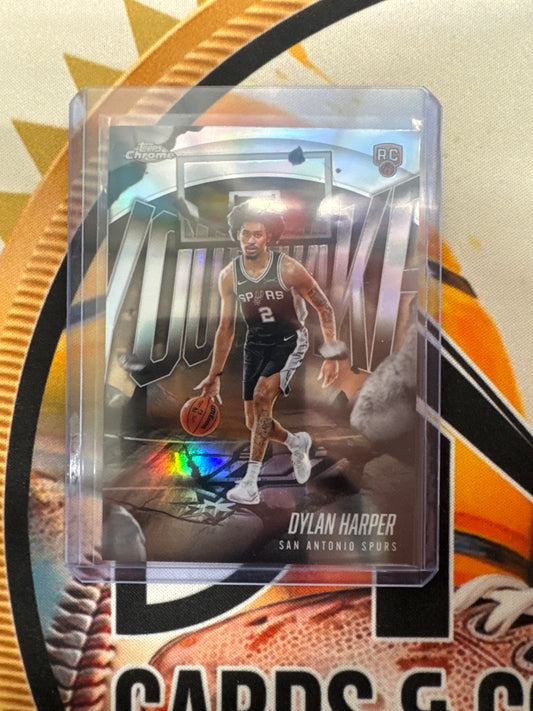 2025-26 Topps Chrome NBA Dylan Harper Rookie YouthQuake Refractor