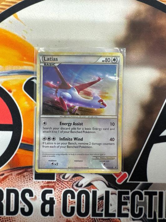 Pokémon Latias HGGS10 Promo Cosmos Holo With Swirl