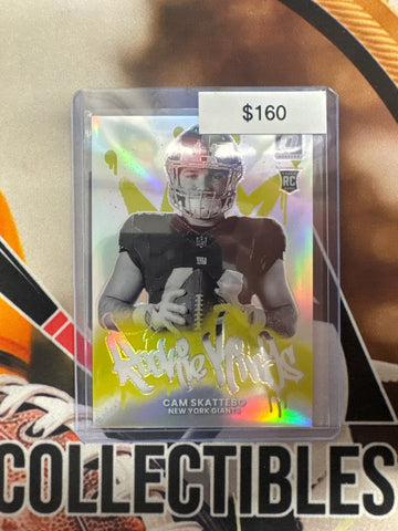 2025 Panini Donruss Optic NFL Cam Skattebo Rookie Kings Prizm SSP