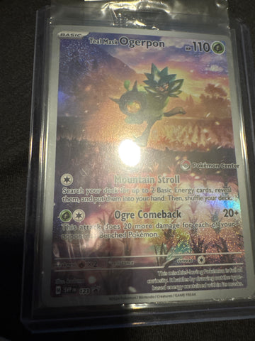 Pokemon Teal Mask Ogerpon SVP 123 Pokemon Center promo