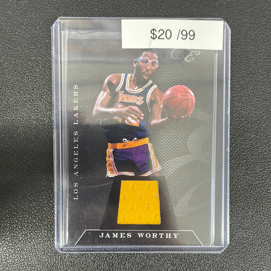 2011 NBA James Worth Black Box Status Patch Game-Worn /99