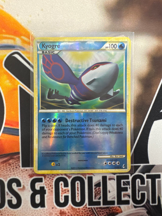 Pokémon Kyogre 12/95 Call Of Legends Reverse Holo