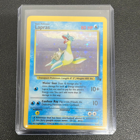 Pokémon Lapras holo (Fossil) 10/62