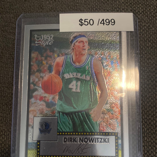 2006 Topps 1952 style Dirk Nowitzki /499