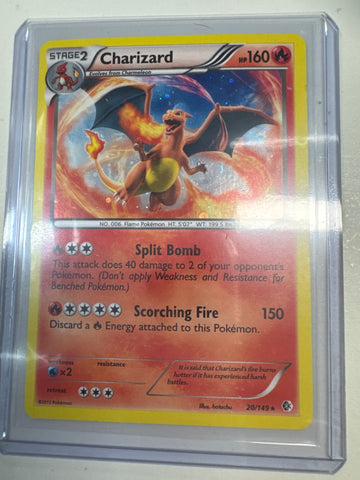 Pokemon Charizard holo 20/149 Boundaries Crossed MP