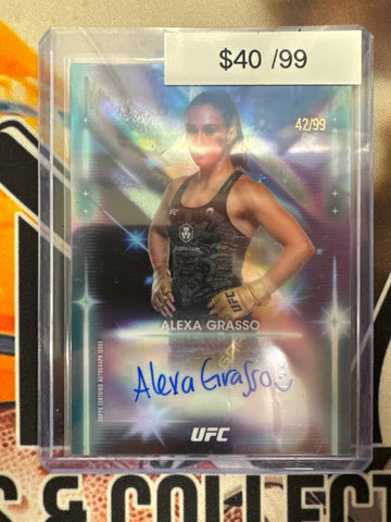 2025 Topps Midnight Alexa Grasso Glimmer Graphs Autograph /99