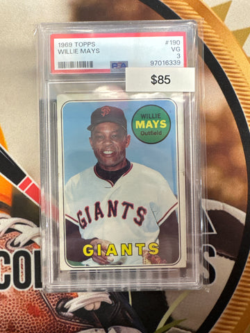 1969 Topps MLB Willie Mays PSA 3