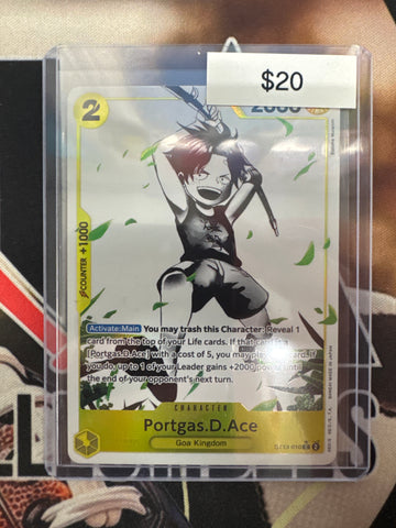 One Piece Portgas.D.Ace ST13-010 (Parallel) Ultra Deck: The Three Bothers NM