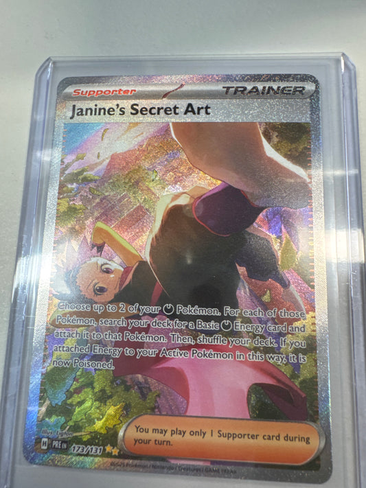 Pokemon Janine’s Secret Art 173/131 Prismatic Evolutions