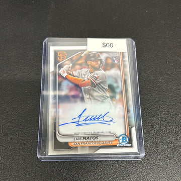 2024 Bowman Luis Matos chrome auto