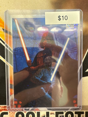 Topps Chrome Star Wars Galaxy Confrontation Sparkle Refractor