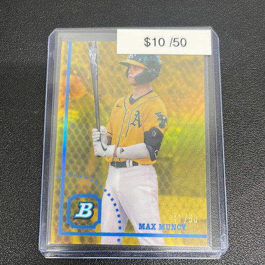 2022 MLB Topps Bowman Max Muncy /50