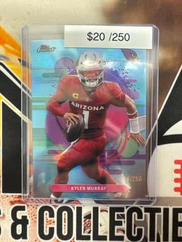2025 Topps Finest NFL Kyler Murray Uncommon Aqua Refractor /250