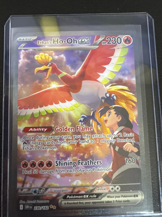 Pokemon Ethan’s Ho-Oh ex 230/182 Destined Rivals