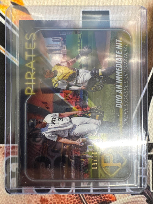 2024 Topps Baseball Paul Skenes & Yasmani Grandal Duo an Immediate Hit Skenes Gasses Up Grandal Acetate /10
