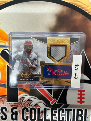 2025 Topps Tier One MLB Bryce Harper Top Shelf Relic /49