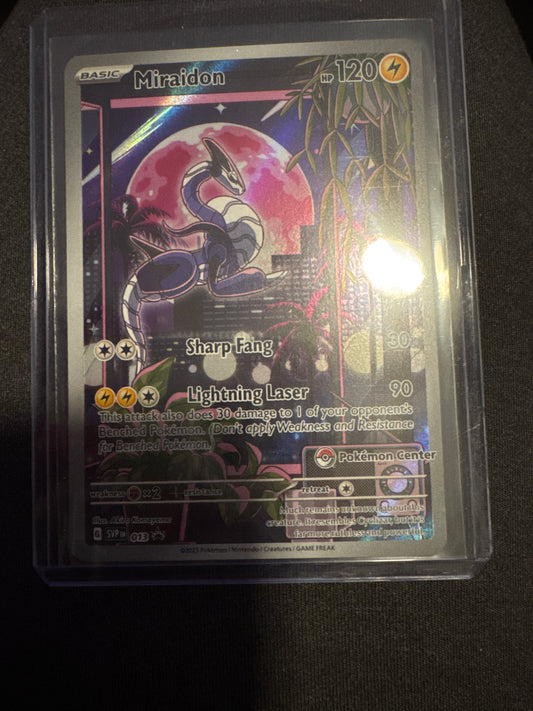 Pokemon Miraidon SVP 013 Pokemon Center promo