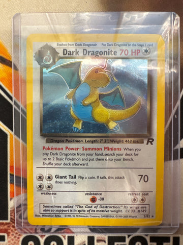 Pokémon Dark Dragonite holo Team Rocket 5/82 DM