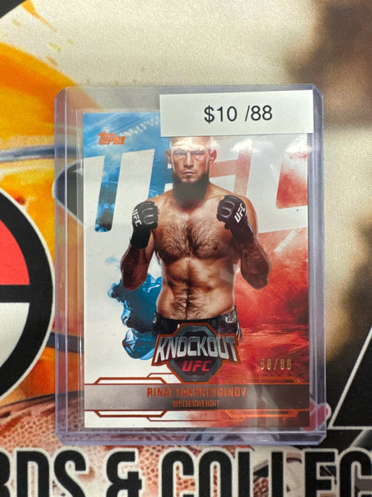 2025 Topps Knockout UFC Rinat Fakhretdinov Bronze Refractor /88