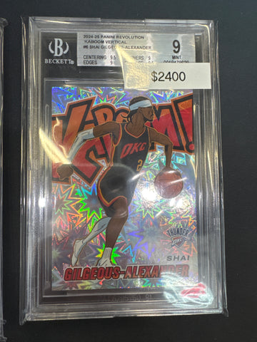 2024-25 Revolution Shia Gilgeous-Alexander Kaboom! BGS 9