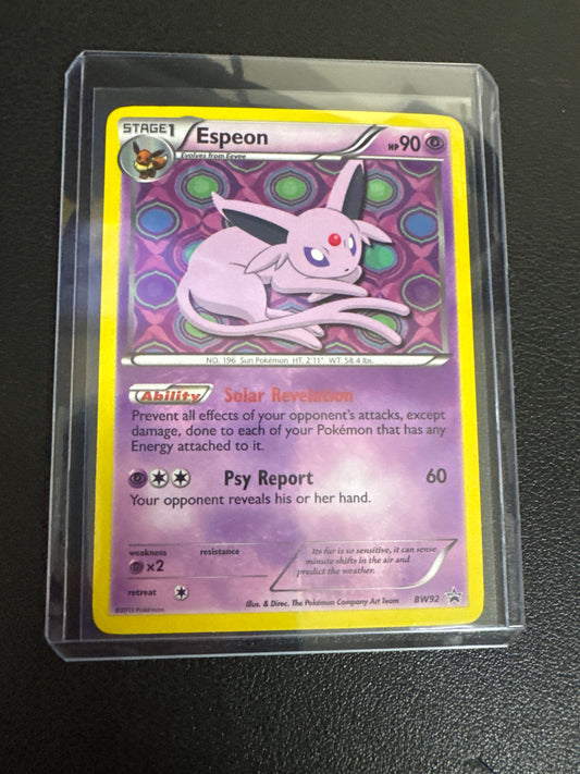 Pokémon Espeon Promo Holo BW92