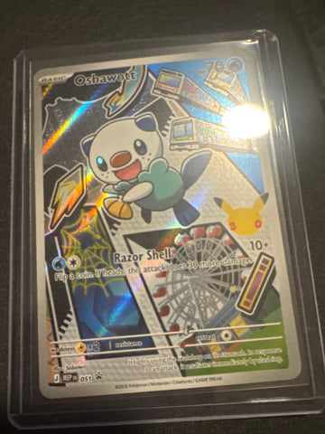 Pokémon Oshawott MEP 051 Promo First Partner 30th Anniversary