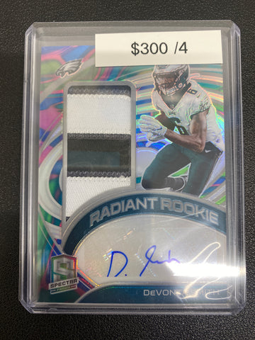 2021 Spectra DeVonta Smith Radiant Rookie RPA /4