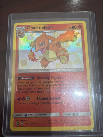 Pokémon Charmeleon SV7/SV94 Hidden Fates Shiny Vault