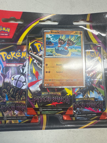 Pokemon Pitch Black 3 pack blister