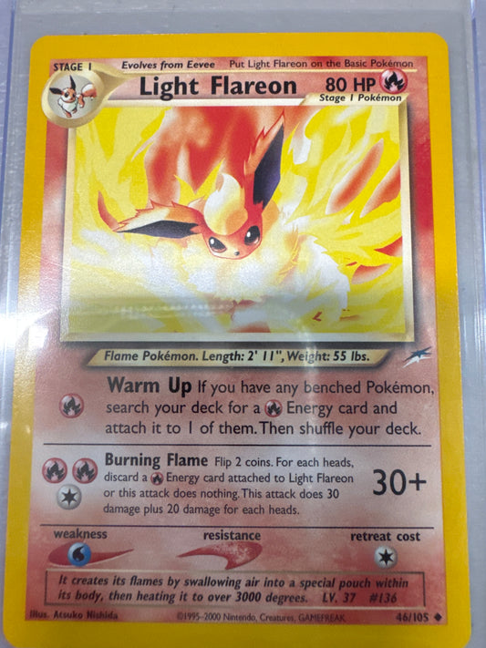 Pokemon Light Flareon 46/105 Neo Destiny